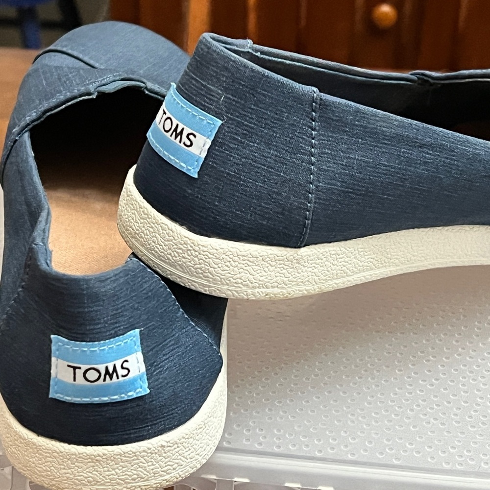 Toms Dark Blue Canvas Footwear